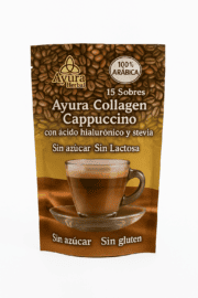 Capuchino con colágeno y ácido Hialúronico Ayura - Imagen 2