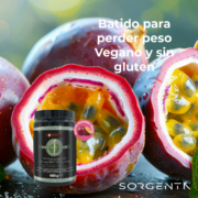 Sabor Fruta de la Pasión Batido de sustitución de Comidas para Control de Peso Vegan One Sorgenta   600gr - Sabor Fruta de la Pasión - Imagen 2