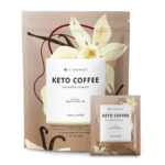 IT WORKS! Keto Coffee Vanilla Crème – Bebida instantánea con café, triglicéridos de cadena media (TCM), mantequilla y colágeno