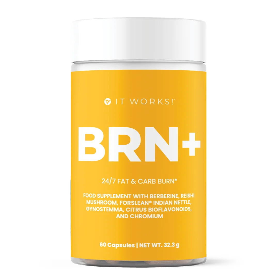 brn-capsulas-it-works-sin-cafeina BRN+ IT WORKS! Complemento alimenticio con cromo y extractos botánicos - Imagen 1