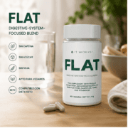 FLAT It Works – Complemento alimenticio con enzimas digestivas, Bacillus subtilis DE111®, fibra, plantas y vitamina B3 - Imagen 3