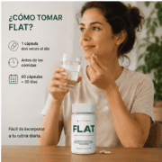 FLAT It Works – Complemento alimenticio con enzimas digestivas, Bacillus subtilis DE111®, fibra, plantas y vitamina B3 - Imagen 6