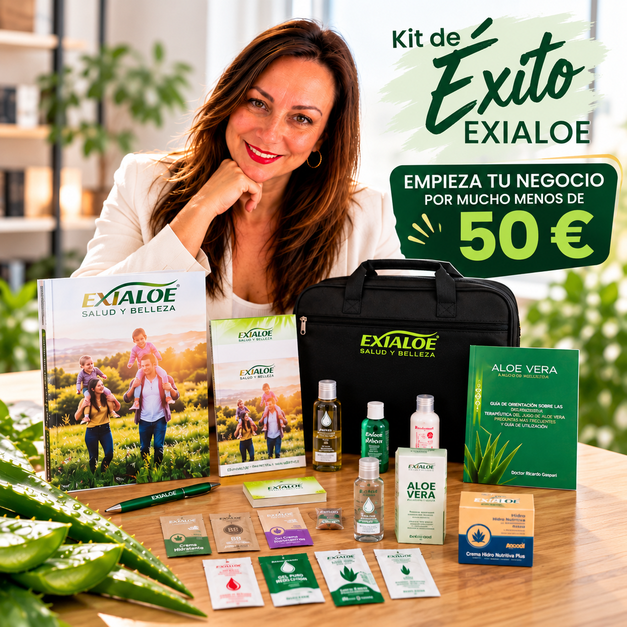 Kit del Éxito para empezar como distribuidora Exialoe