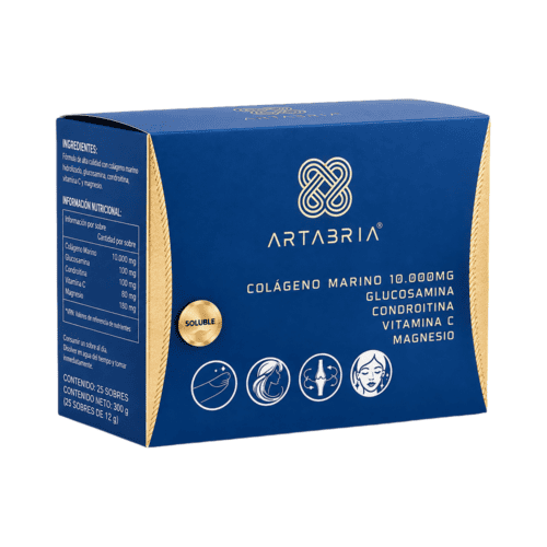 Colágeno Marino Artabria 10.000 mg 25 Sobres | Condroitina, Glucosamida, Magenesio